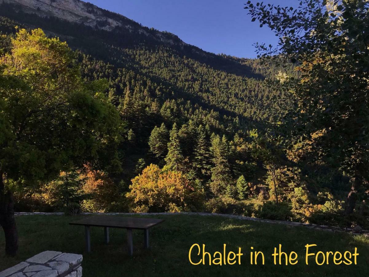 Chalet In The Forest Калаврита Экстерьер фото